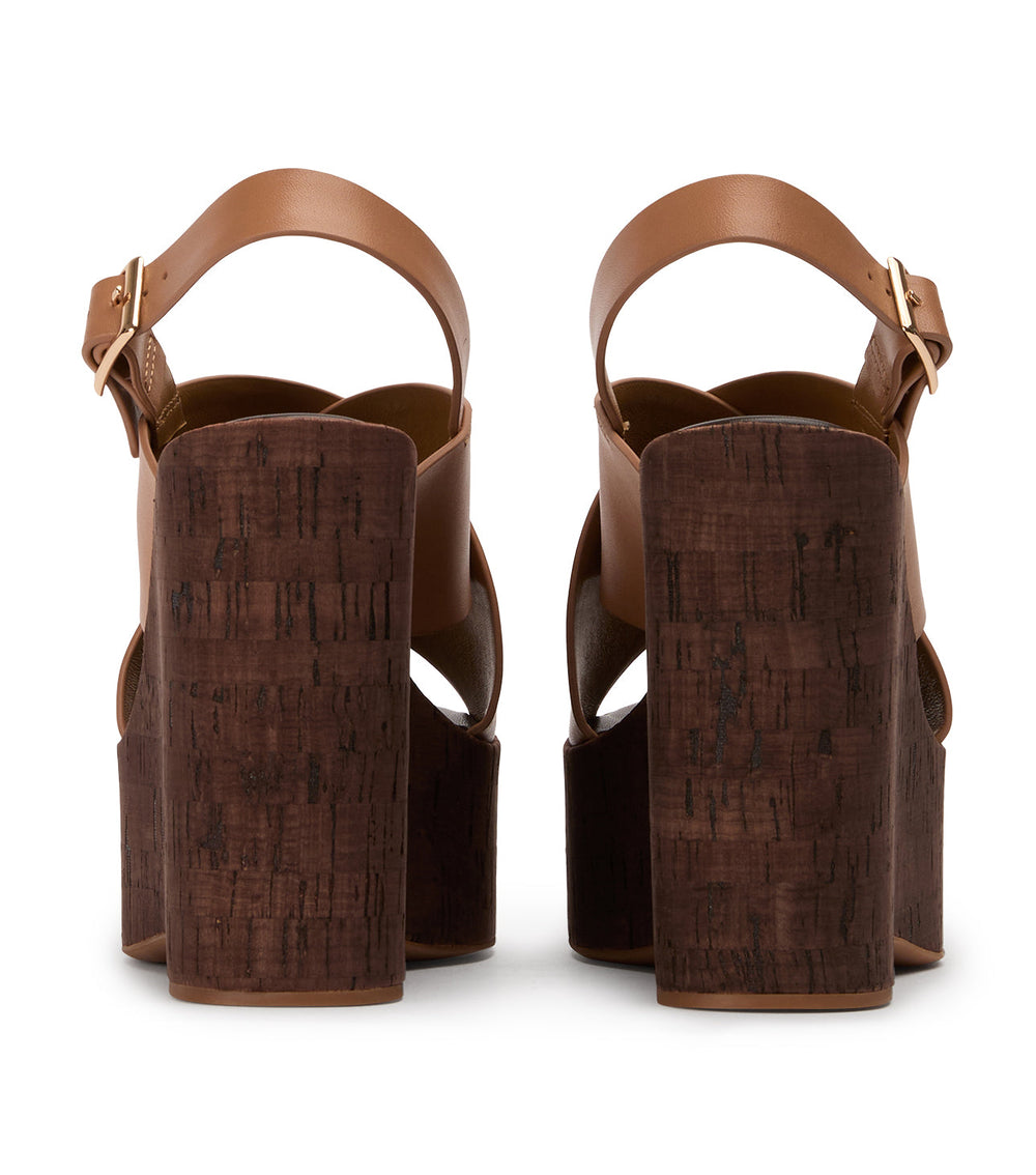 Vogue Tan Como Wedges - Tony Bianco Sale