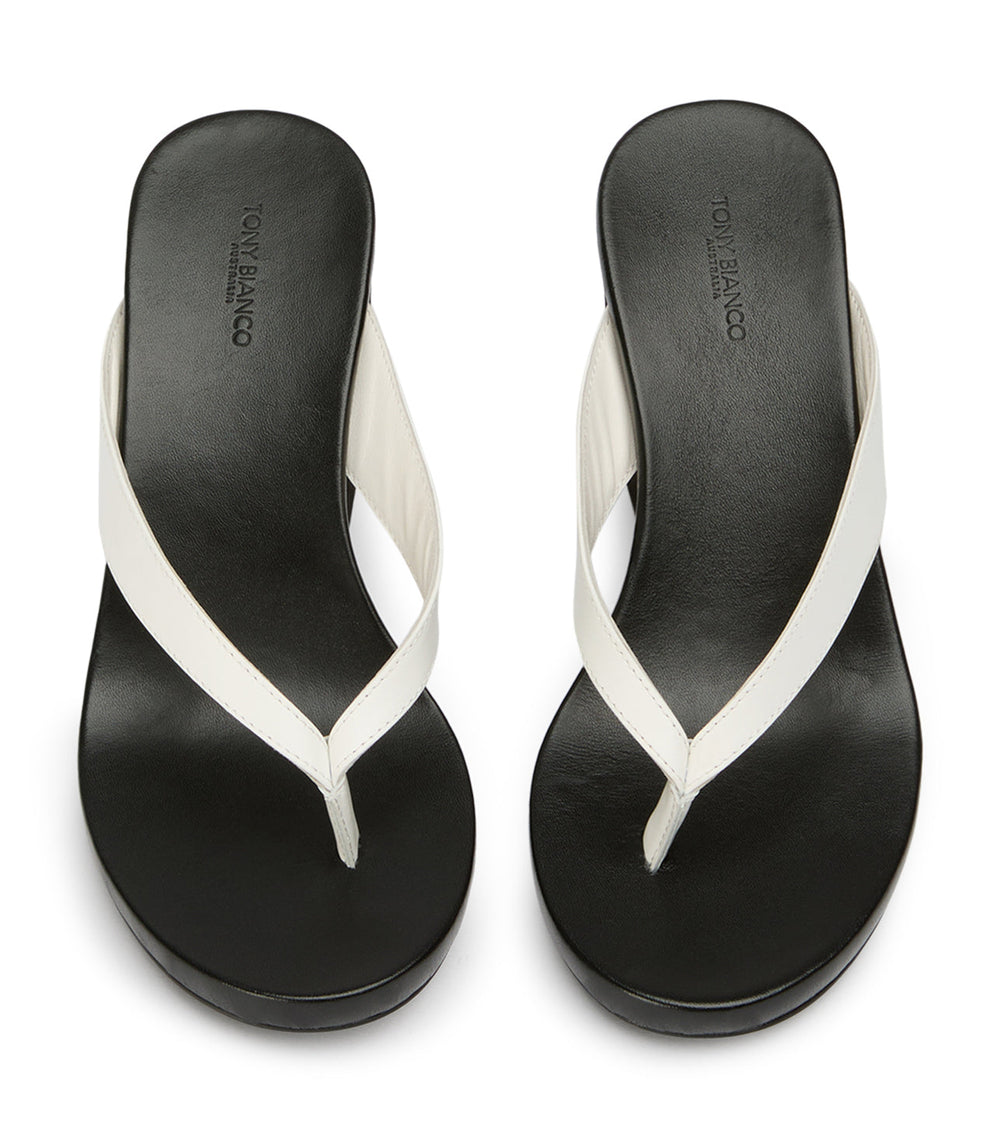 Avanti Milk Capretto/Black Suede - Tony Bianco Sale