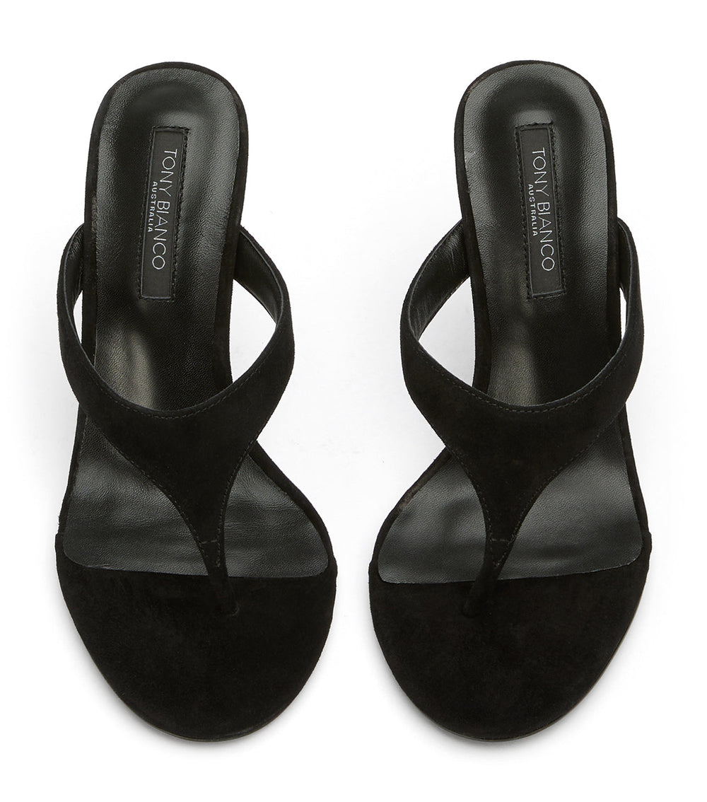 Dynasty Black Suede - Tony Bianco For Sale