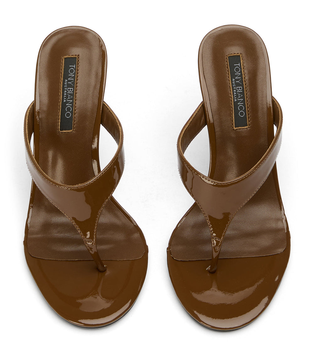 Dynasty Mocha Patent - Tony Bianco Discount