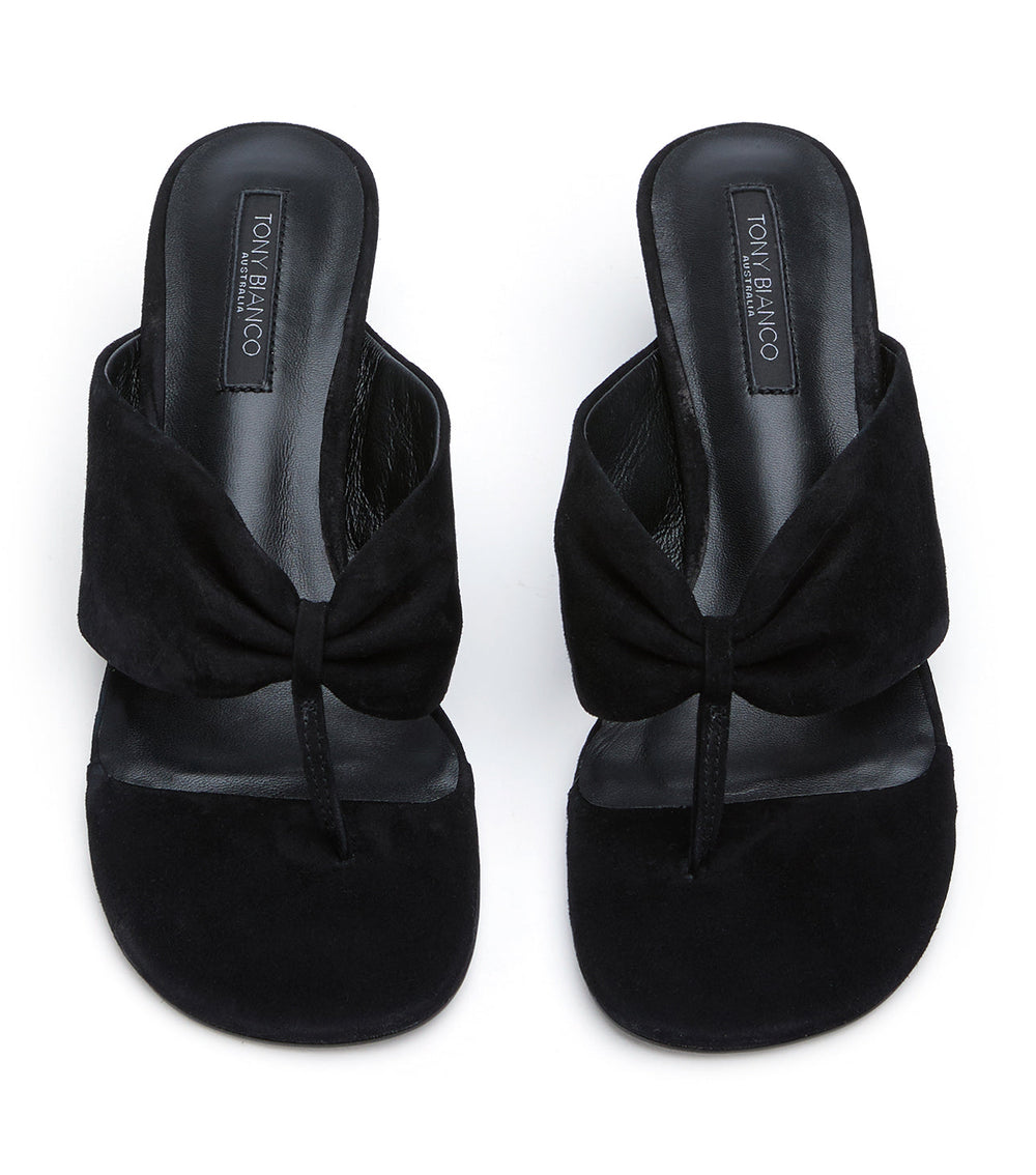 Kailey Black Suede - Tony Bianco On Sale