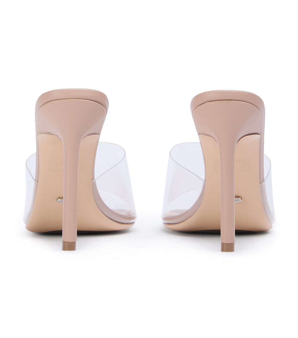Marley Clear Vinylite/Skin Heels - Tony Bianco For Sale