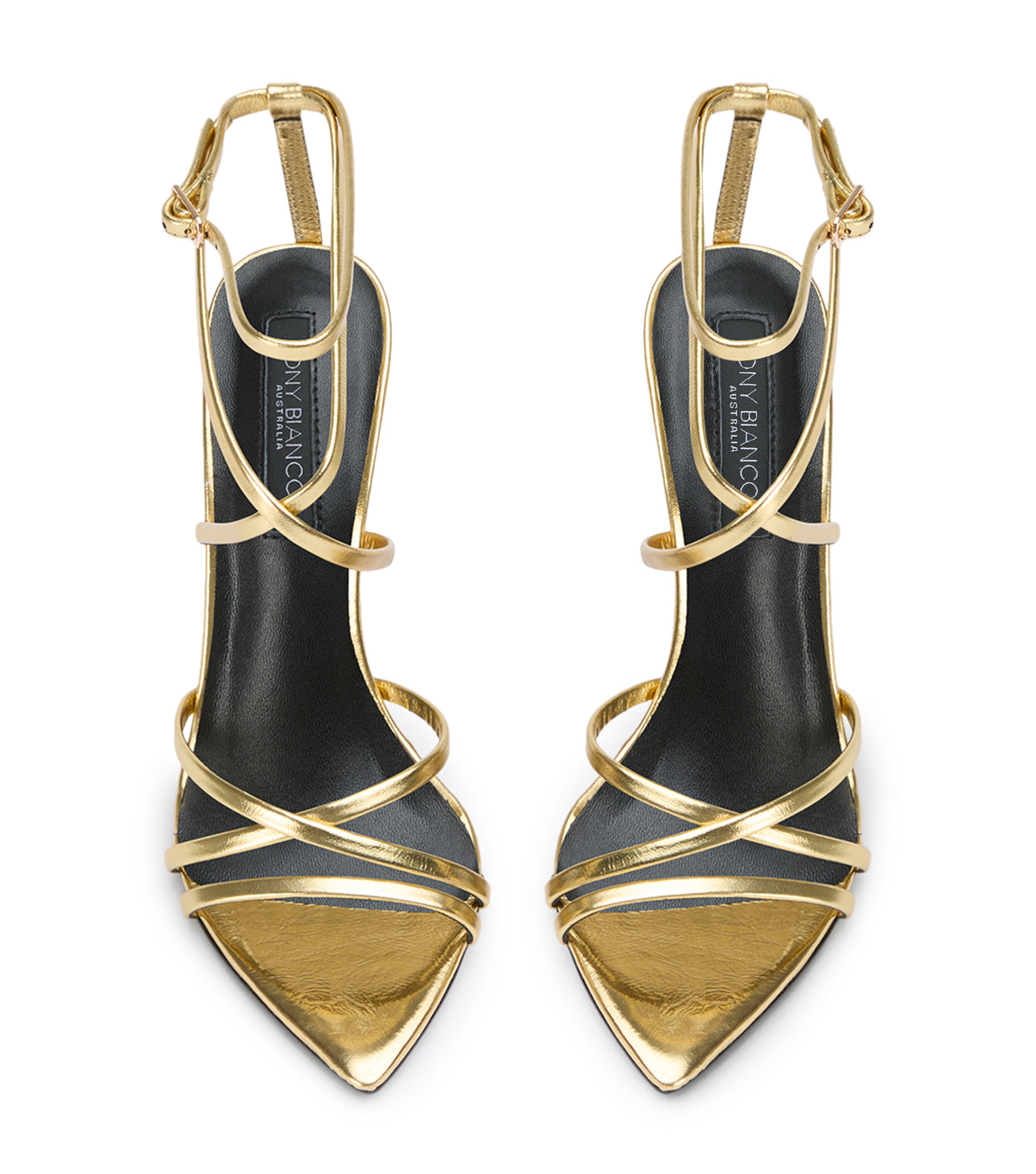Marcy Gold Foil Heels - Tony Bianco On Sale