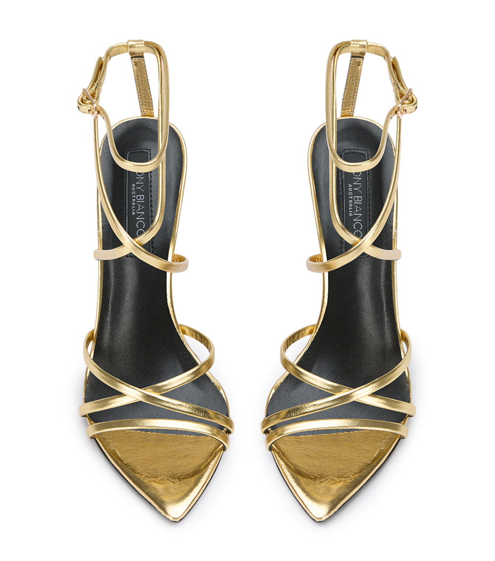 Marcy Gold Foil Heels - Tony Bianco On Sale