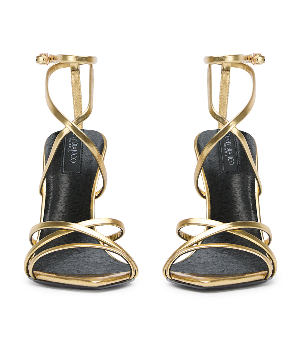 Marcy Gold Foil Heels - Tony Bianco On Sale