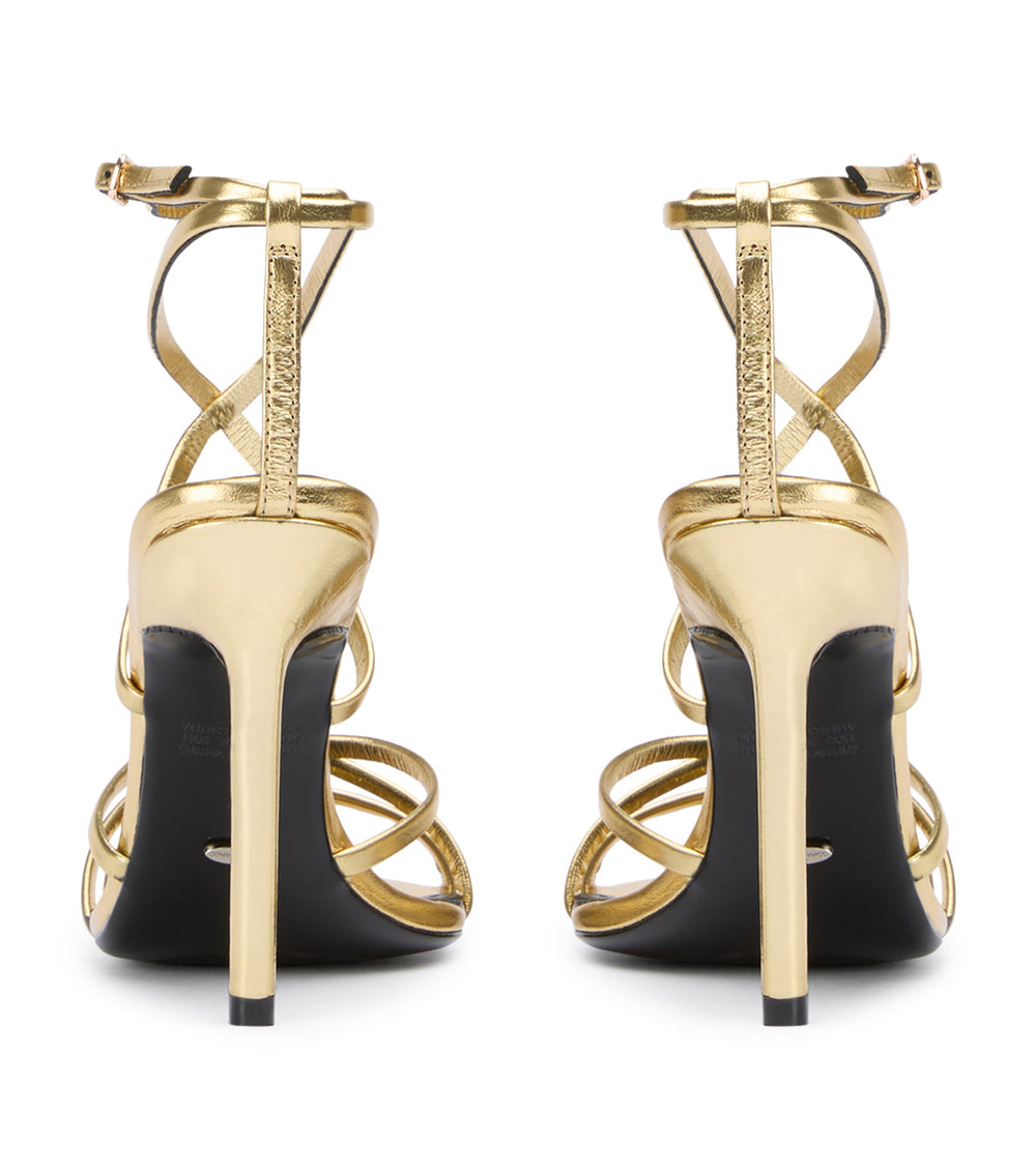 Marcy Gold Foil Heels - Tony Bianco On Sale