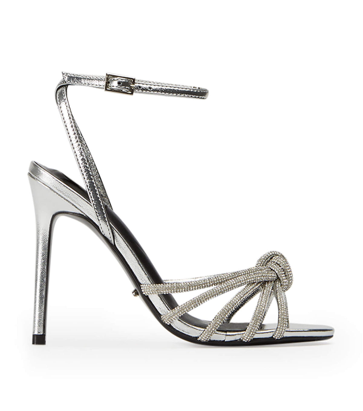 Kyla Silver Foil Heels - Tony Bianco Online Shop