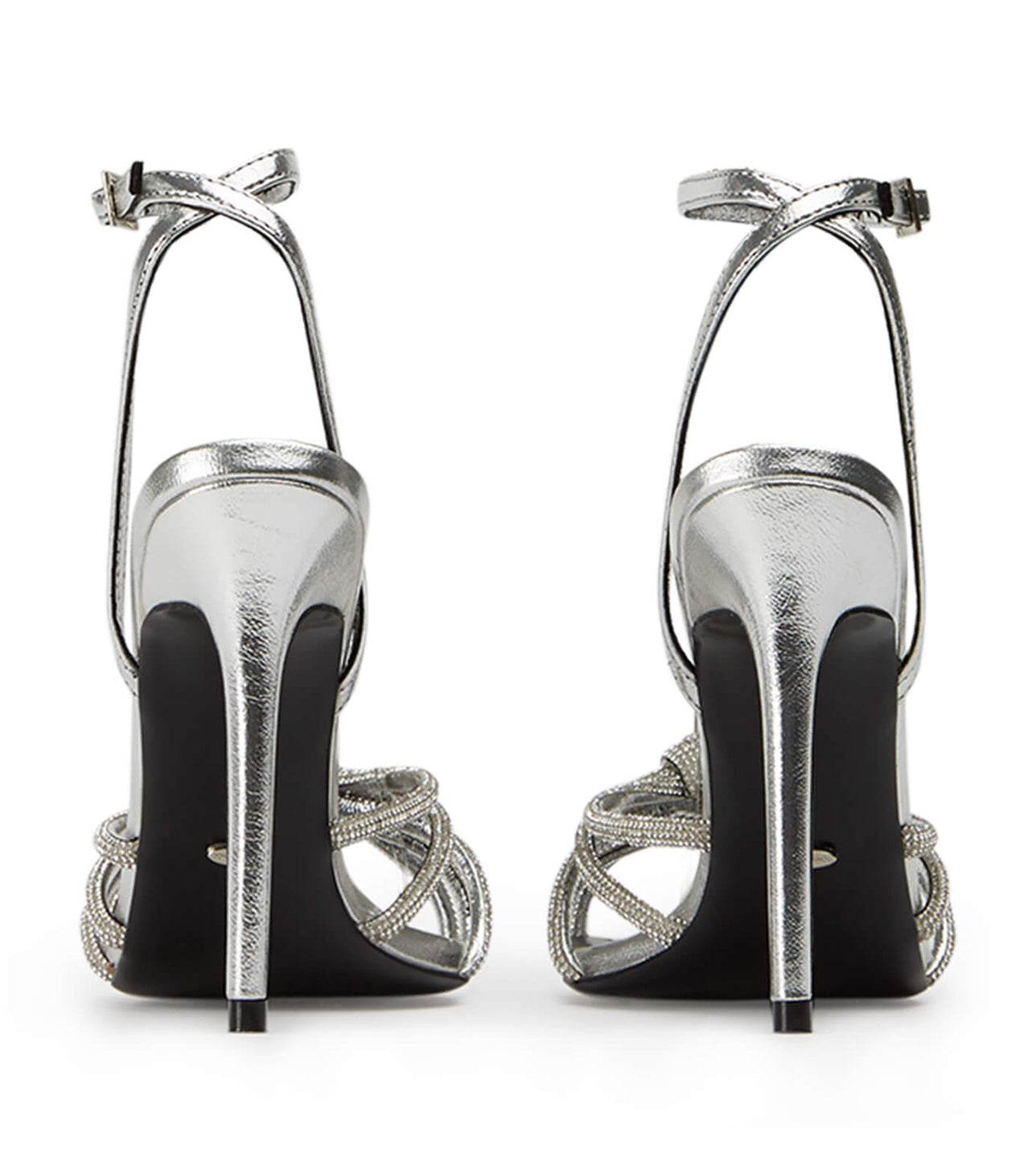 Kyla Silver Foil Heels - Tony Bianco Online Shop