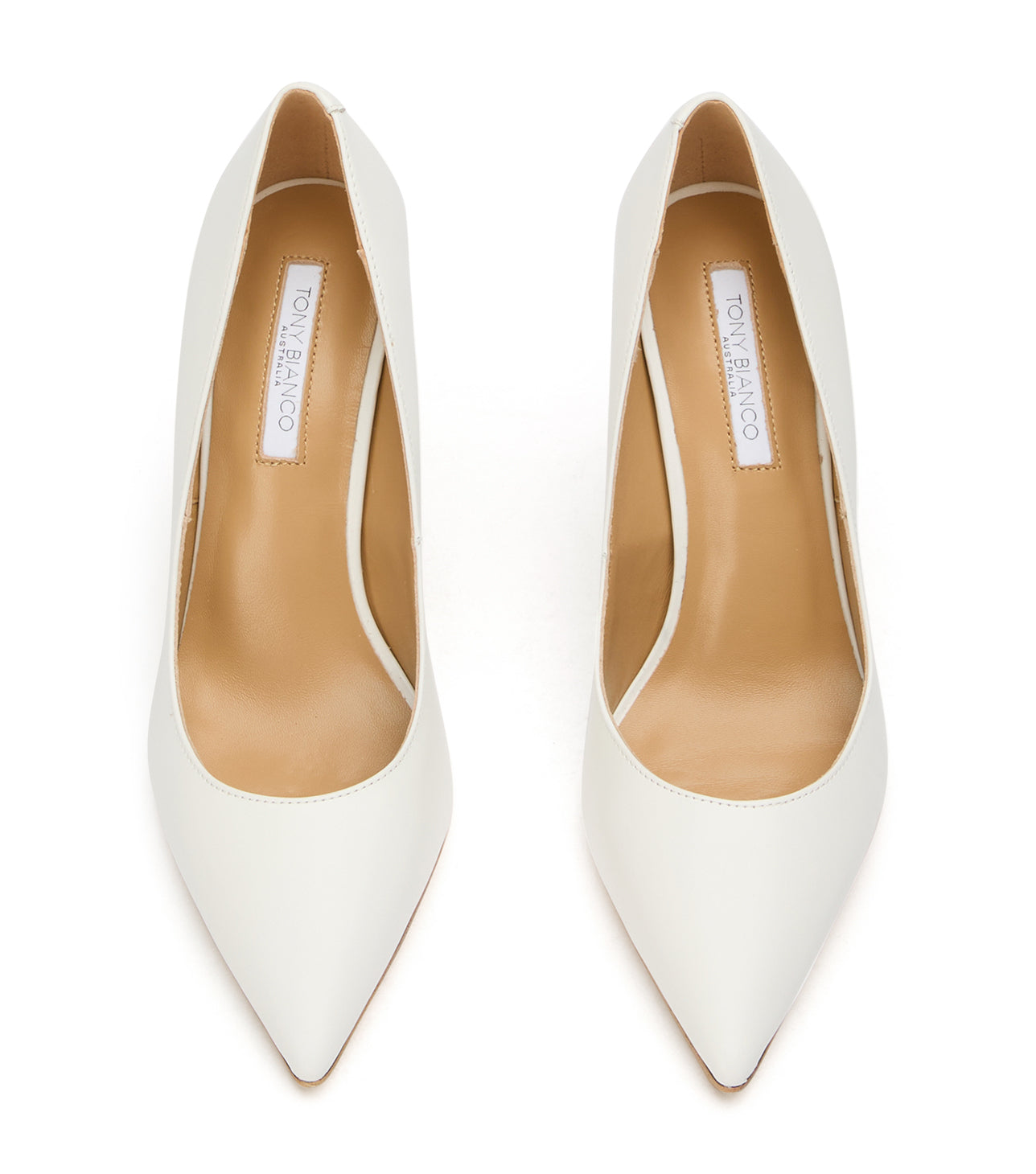 Anja Milk Capretto Heels - Tony Bianco US