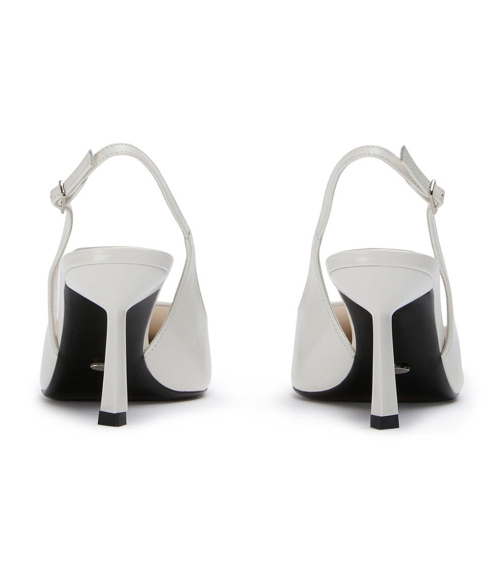 Baz White Hi Shine Heels - Tony Bianco Sale