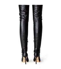 Avah Black Venezia Long Boots - Tony Bianco On Sale