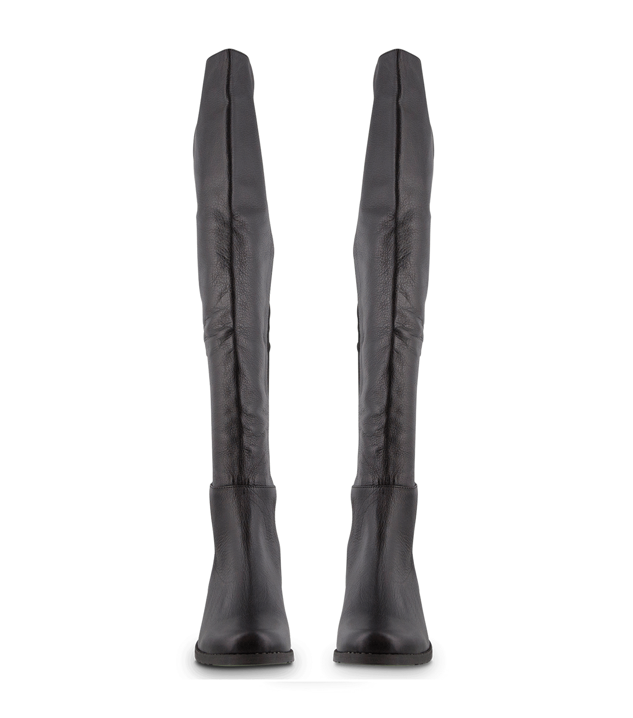 Panache Black Luxe/Black Micro Stretch Long Boots - Tony Bianco US