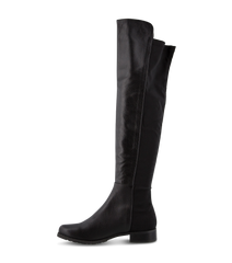 Panache Black Luxe/Black Micro Stretch Long Boots - Tony Bianco US