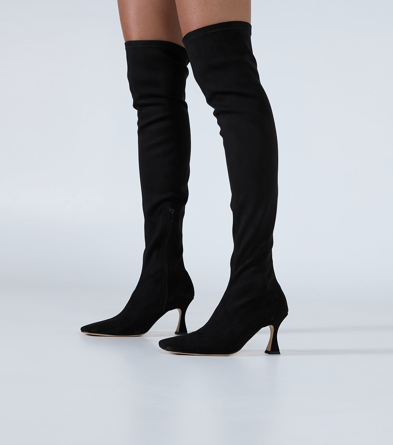 Fancy Black Stretch Suede - Tony Bianco Near me