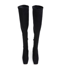 Fancy Black Stretch Suede - Tony Bianco Near me