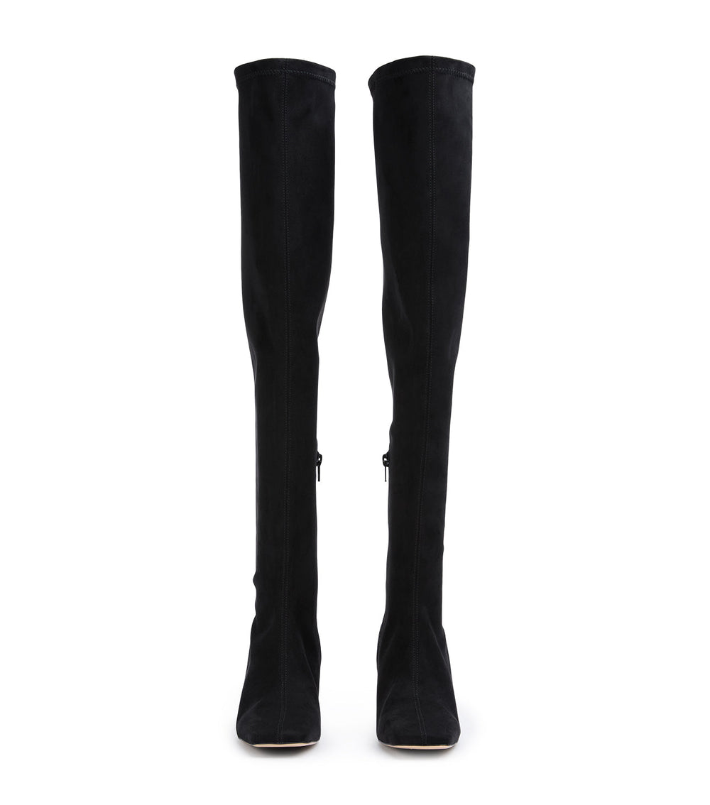 Fancy Black Stretch Suede - Tony Bianco Near me