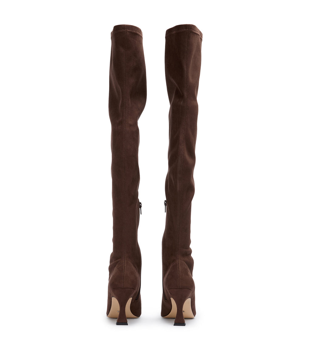 Fancy Choc Stretch Suede - Tony Bianco On Sale