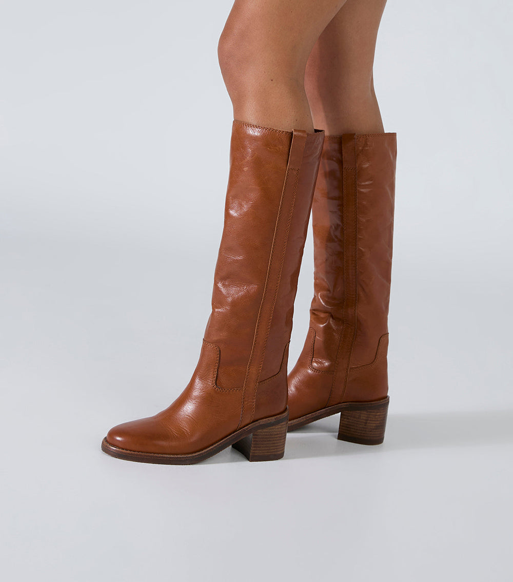 Apache Toffee Como Calf Boots - Tony Bianco Near me