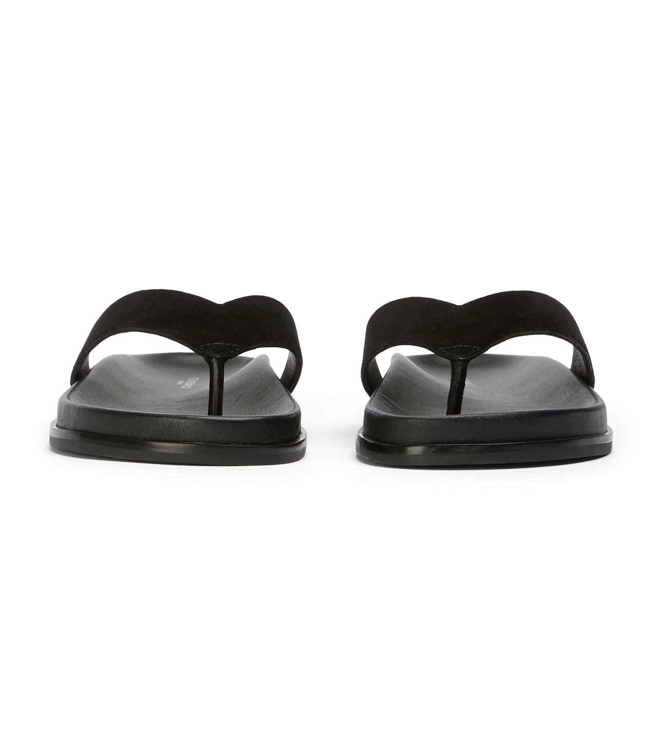 Loop Black Suede Sandals - Tony Bianco Outlet
