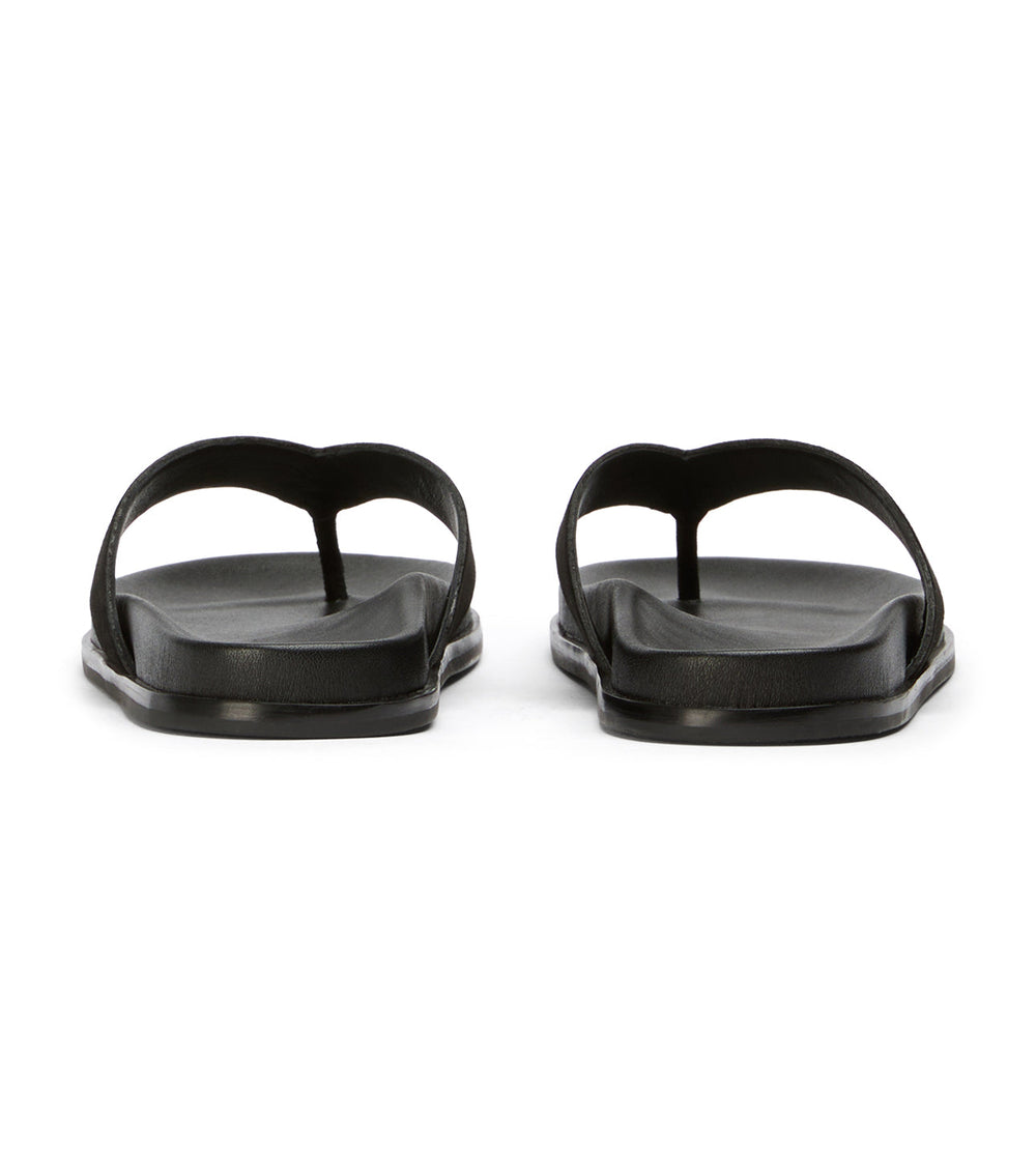 Loop Black Suede Sandals - Tony Bianco Outlet