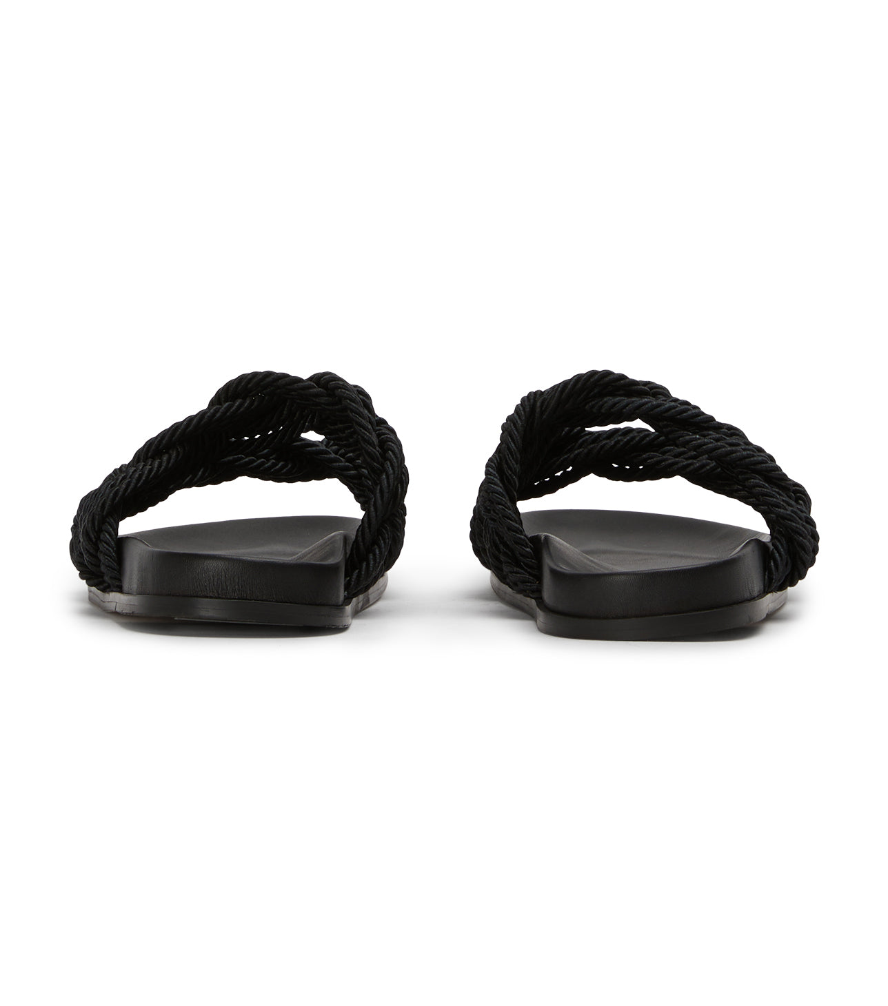 Lucky Black Rope Sandals - Tony Bianco Online Shop