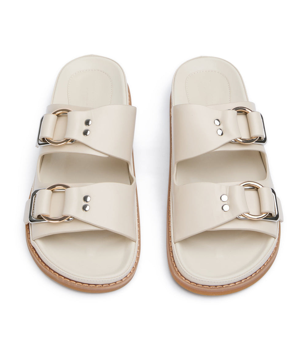 Hunter Vanilla Capretto Sandals - Tony Bianco US
