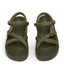 Jasper Khaki Scuba Sandals - Tony Bianco Online Shop