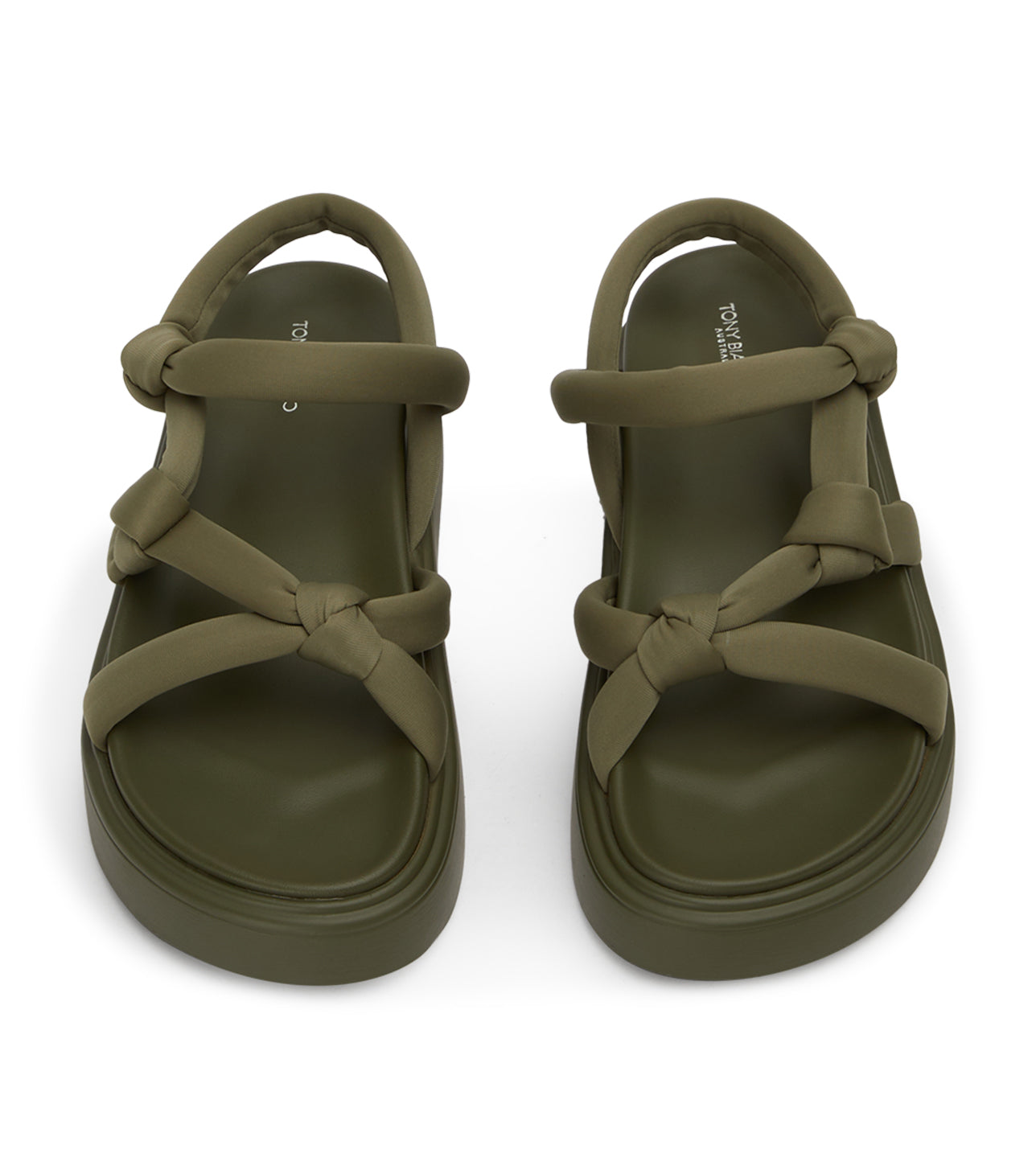 Jasper Khaki Scuba Sandals - Tony Bianco Online Shop