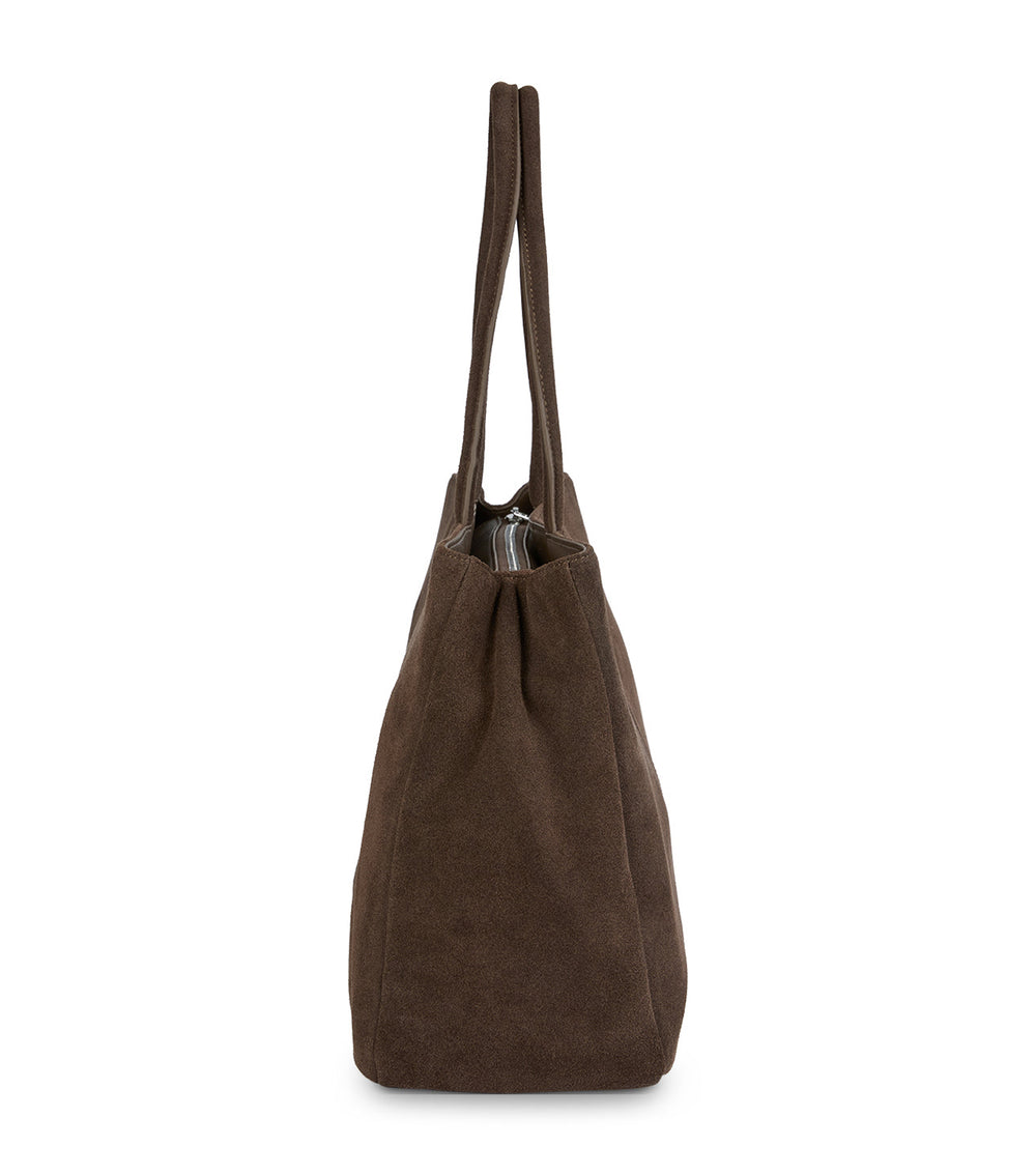 Evie Espresso Suede - Tony Bianco On Sale