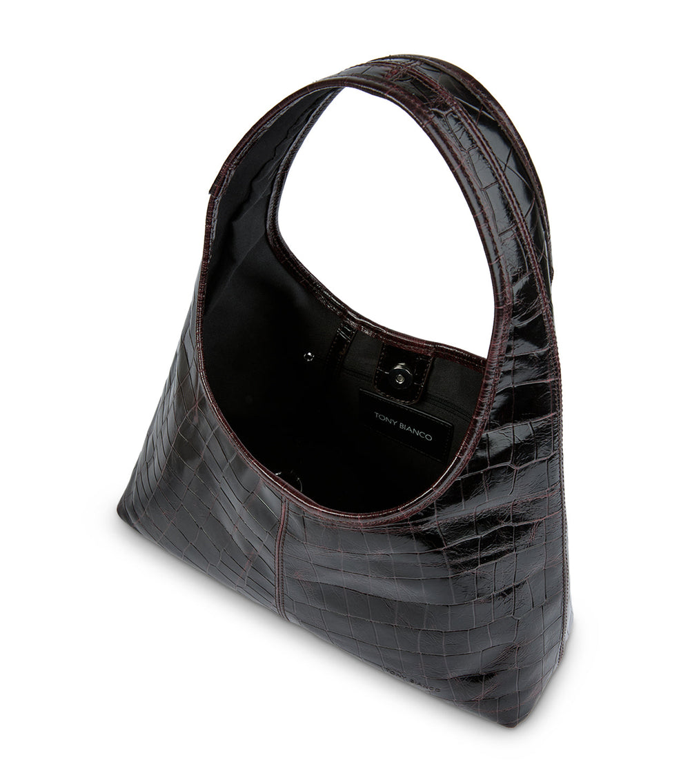 Lula Burgundy Croc Shine - Tony Bianco Sale