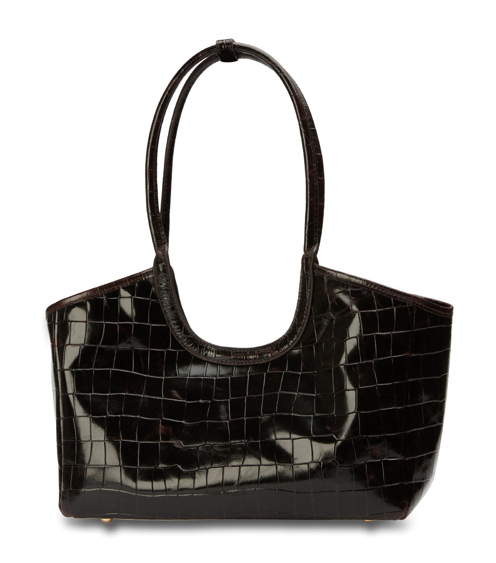 Kiki Burgundy Croc Shine - Tony Bianco Online