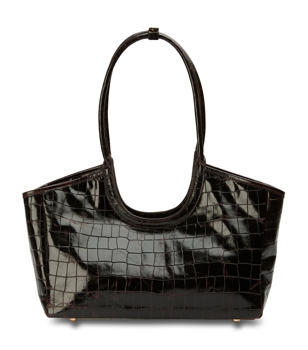 Kiki Burgundy Croc Shine - Tony Bianco Online