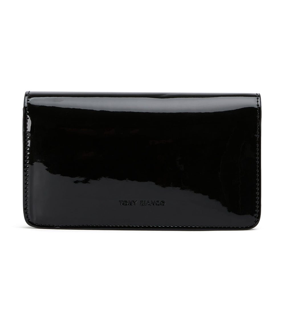 Mags Black Patent Shoulder Bag - Tony Bianco On Sale