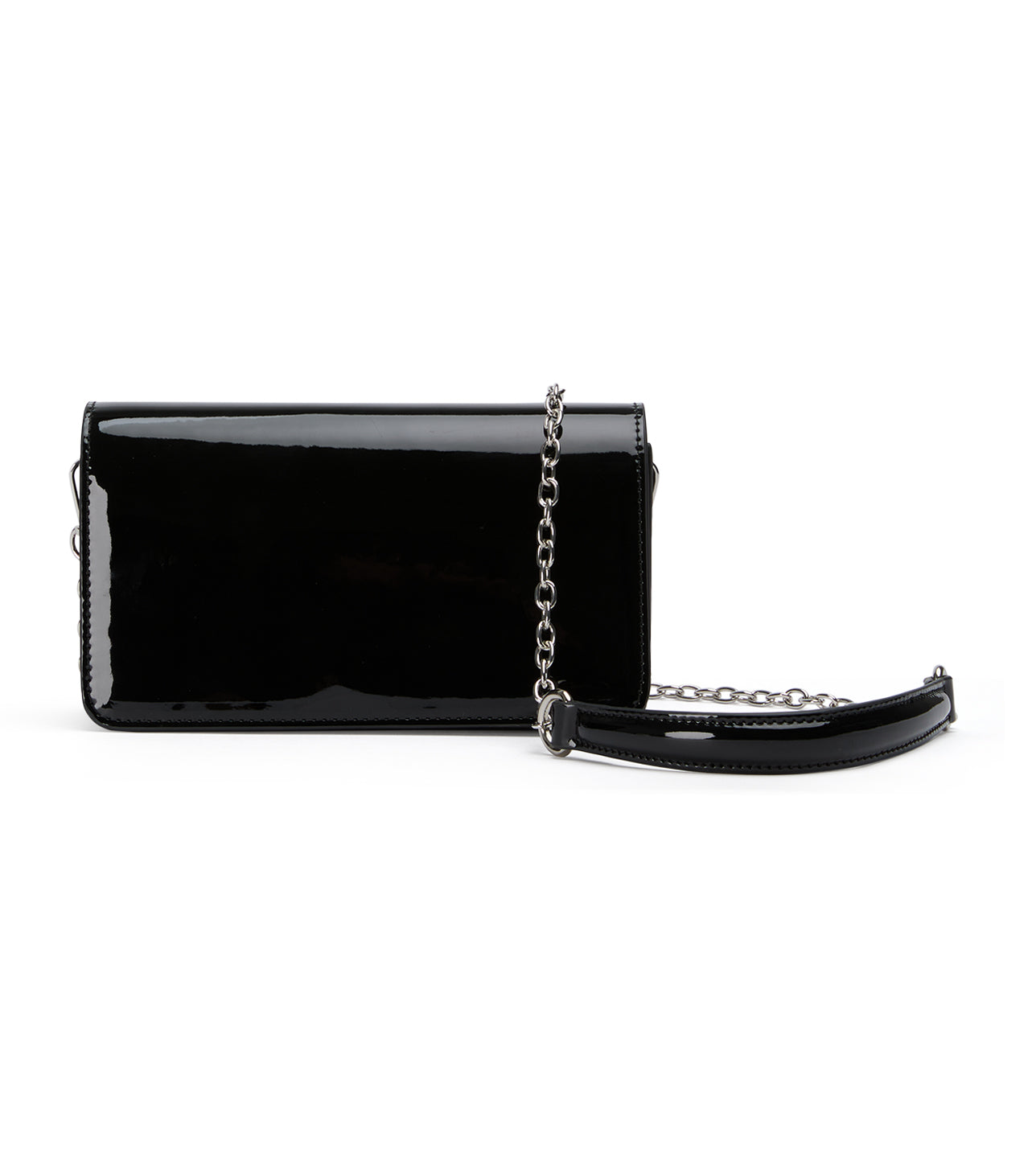 Mags Black Patent Shoulder Bag - Tony Bianco On Sale