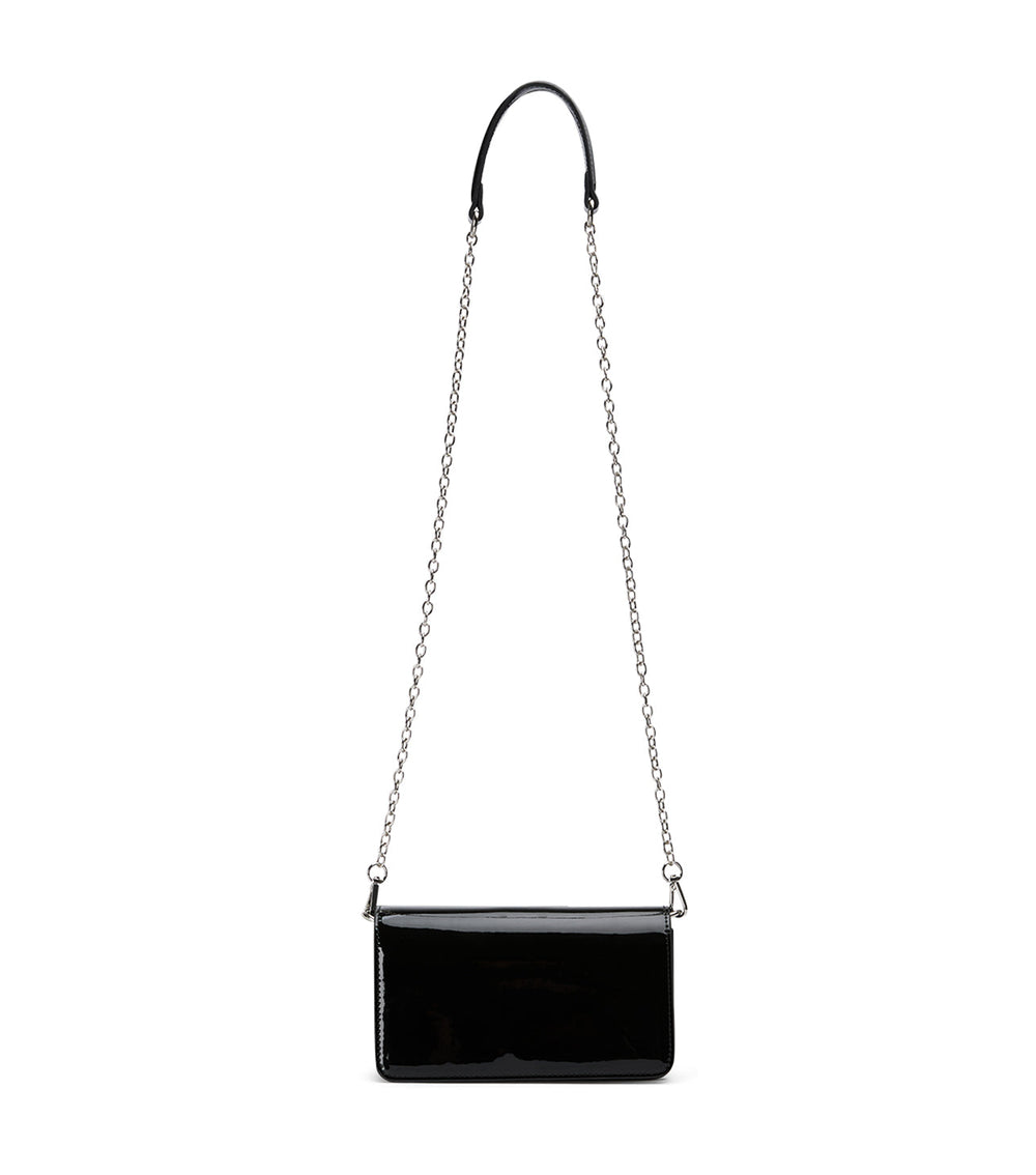 Mags Black Patent Shoulder Bag - Tony Bianco On Sale