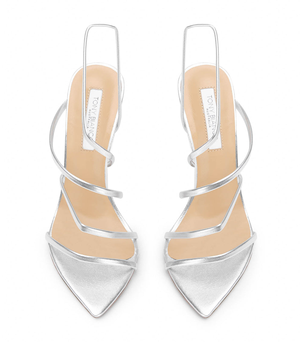 Milana Silver Nappa Metallic - Tony Bianco Online