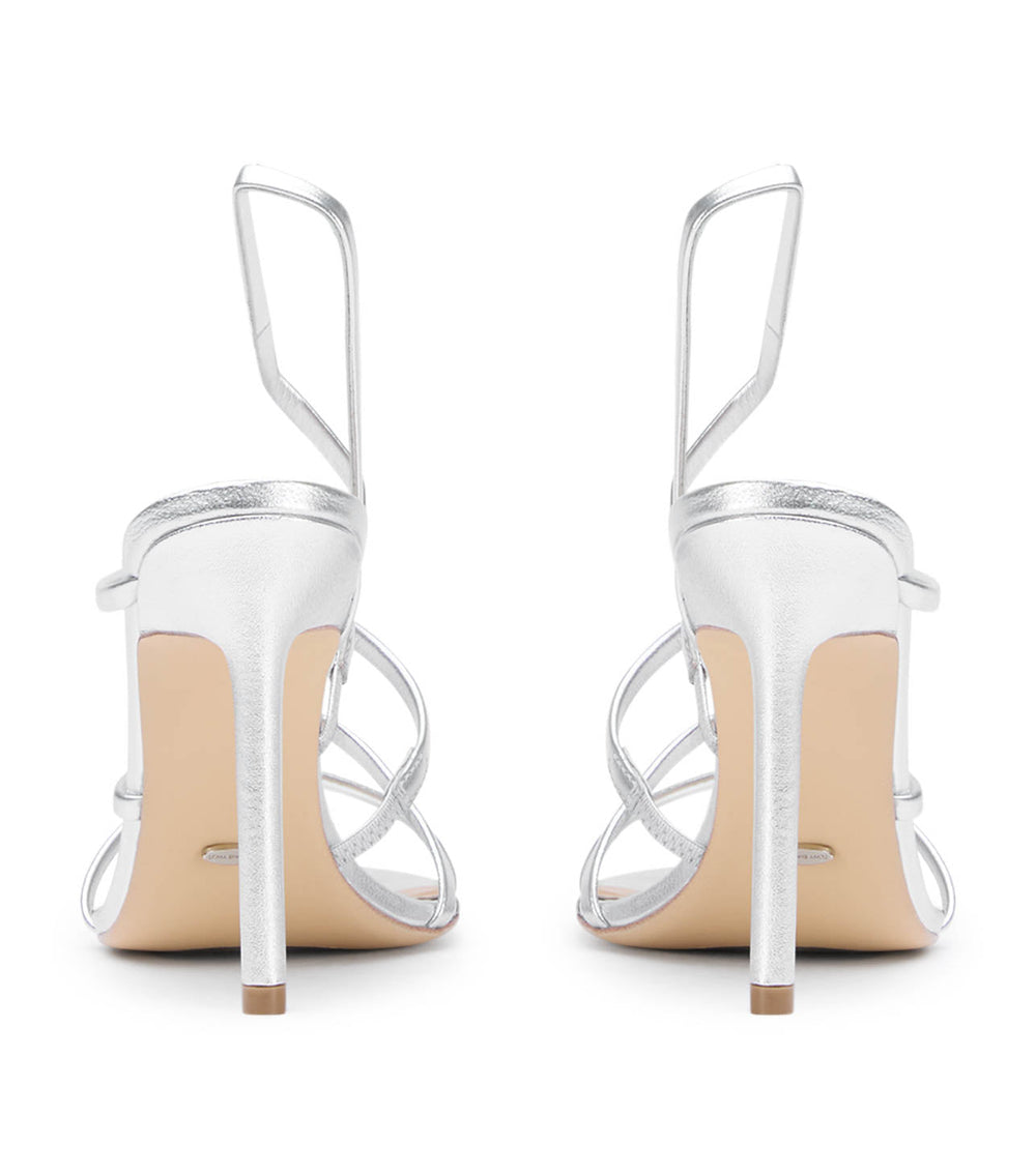 Milana Silver Nappa Metallic - Tony Bianco Online
