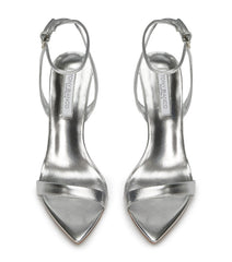 Milos Silver Nappa Metallic Heels - Tony Bianco On Sale
