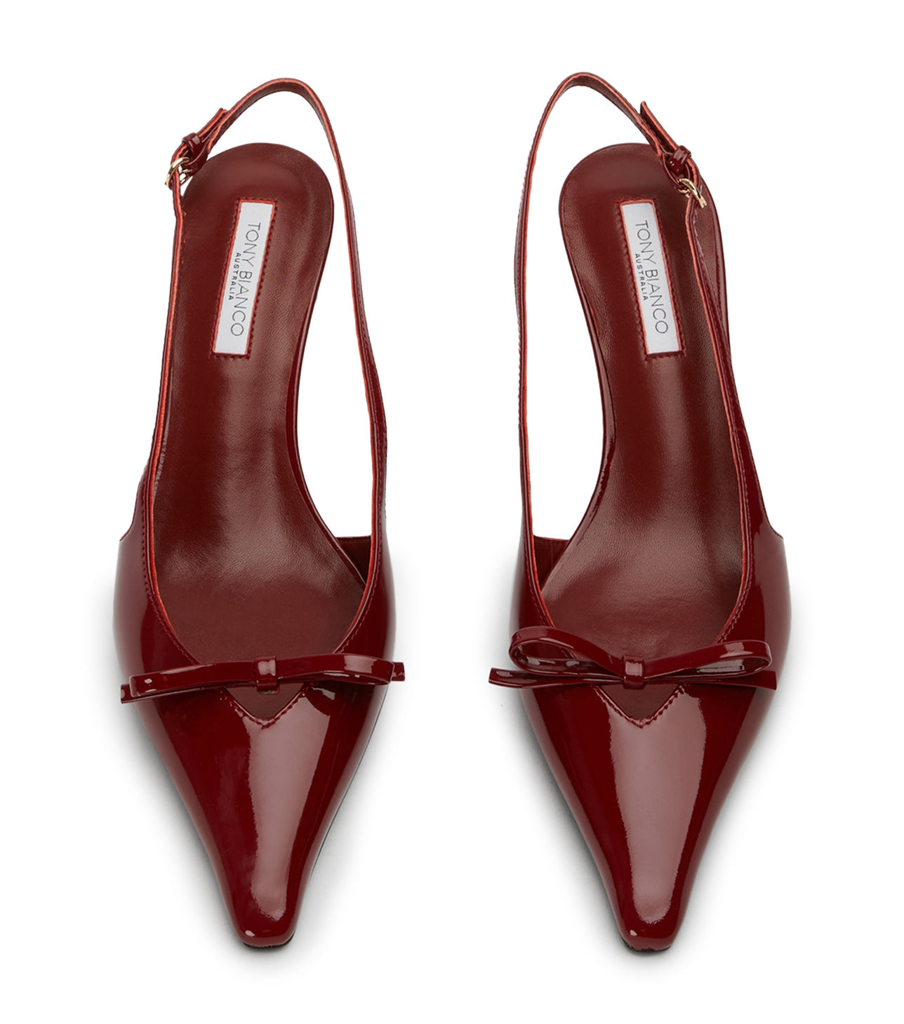 Quill Bordeaux Patent Heels - Tony Bianco For Sale