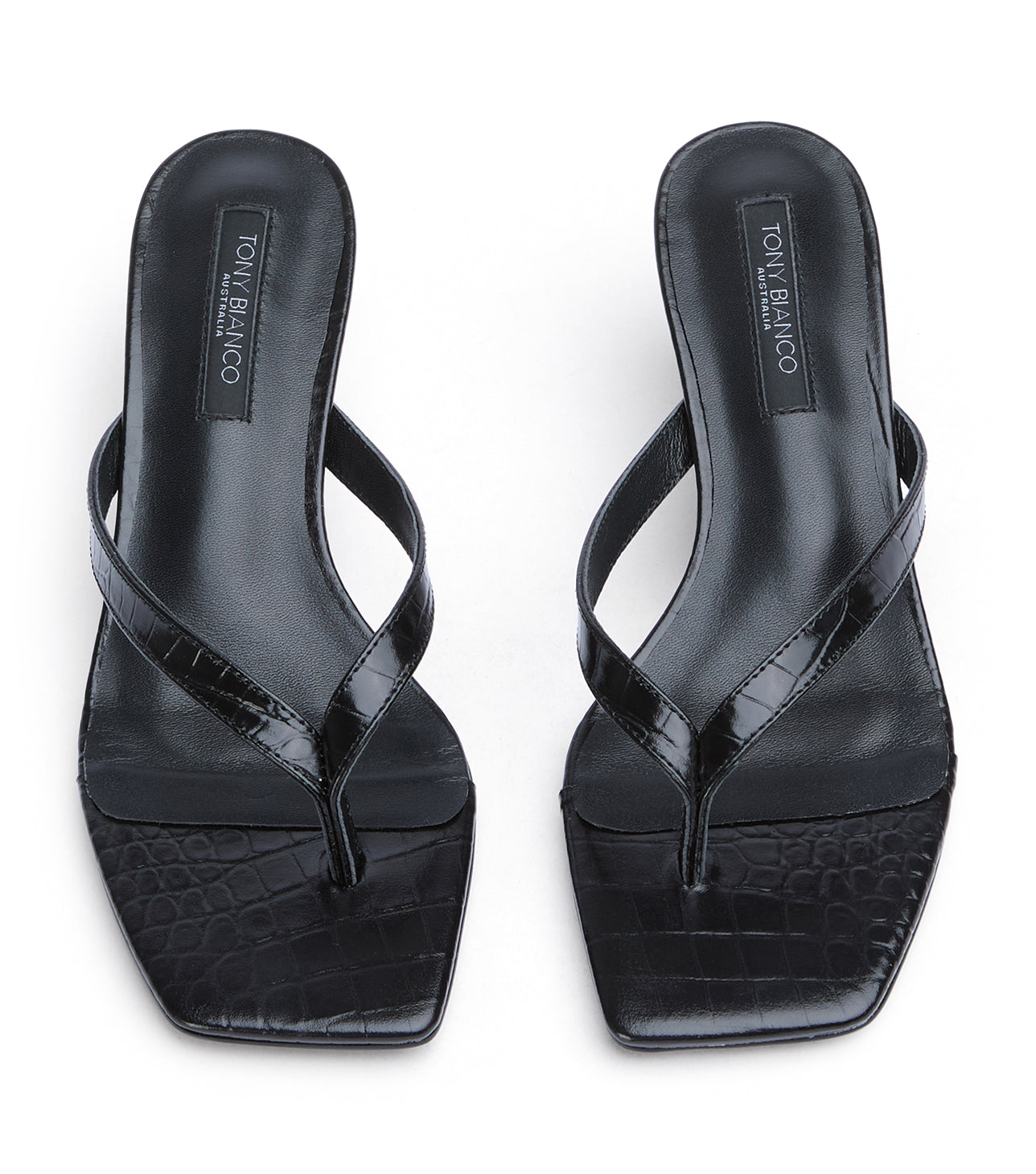 Topaz Black Croc - Tony Bianco Near me