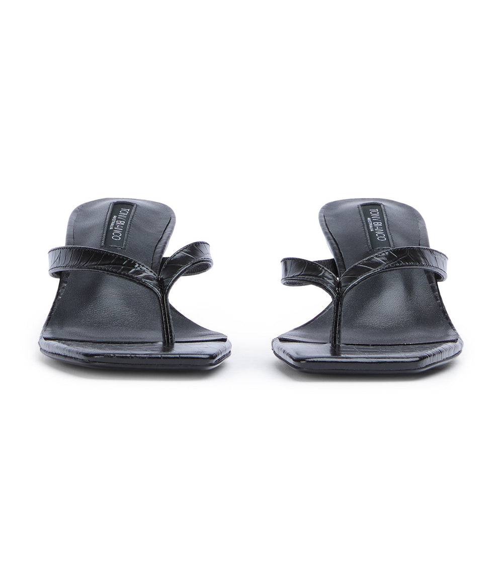 Topaz Black Croc - Tony Bianco Near me