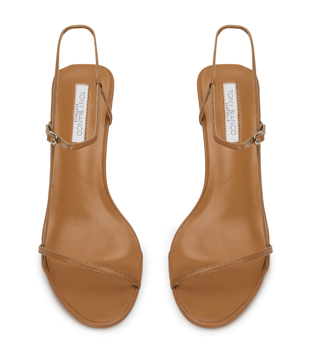 Caprice Tan Nappa Heels - Tony Bianco Discount