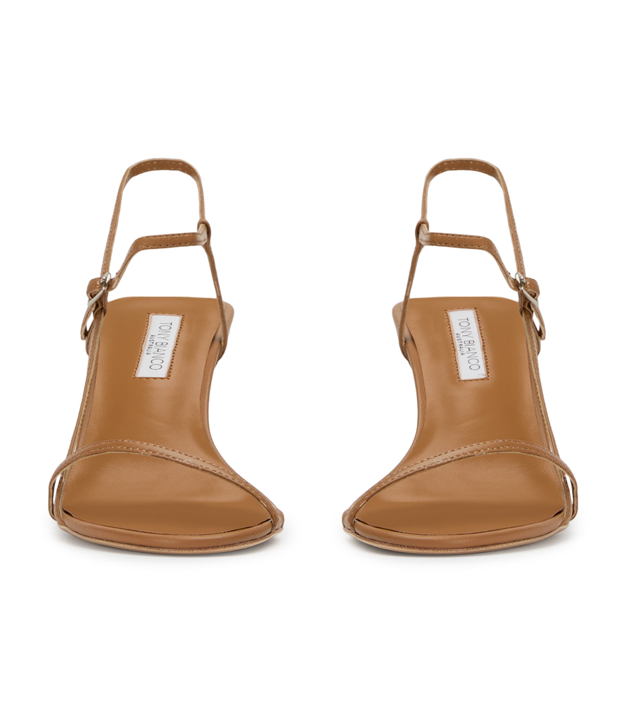 Caprice Tan Nappa Heels - Tony Bianco Discount