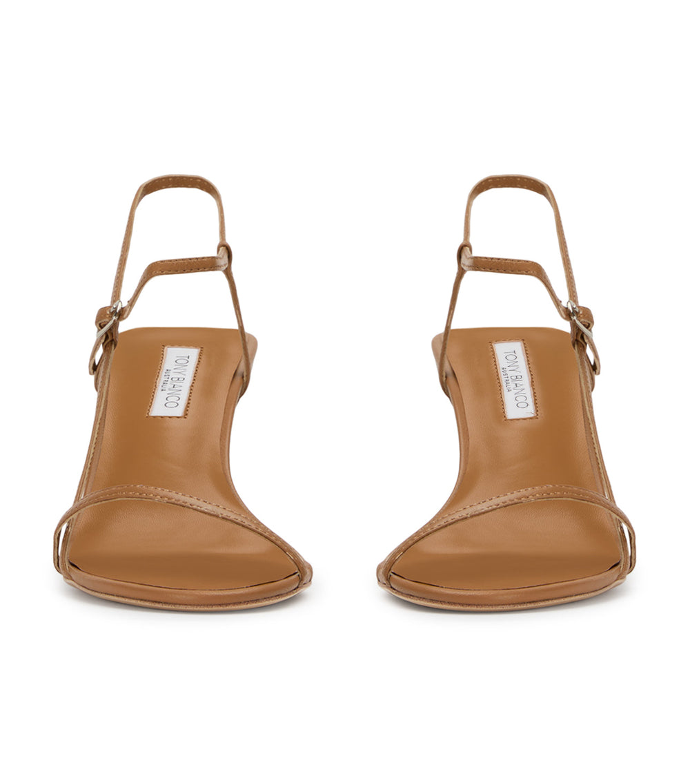 Caprice Tan Nappa Heels - Tony Bianco Discount