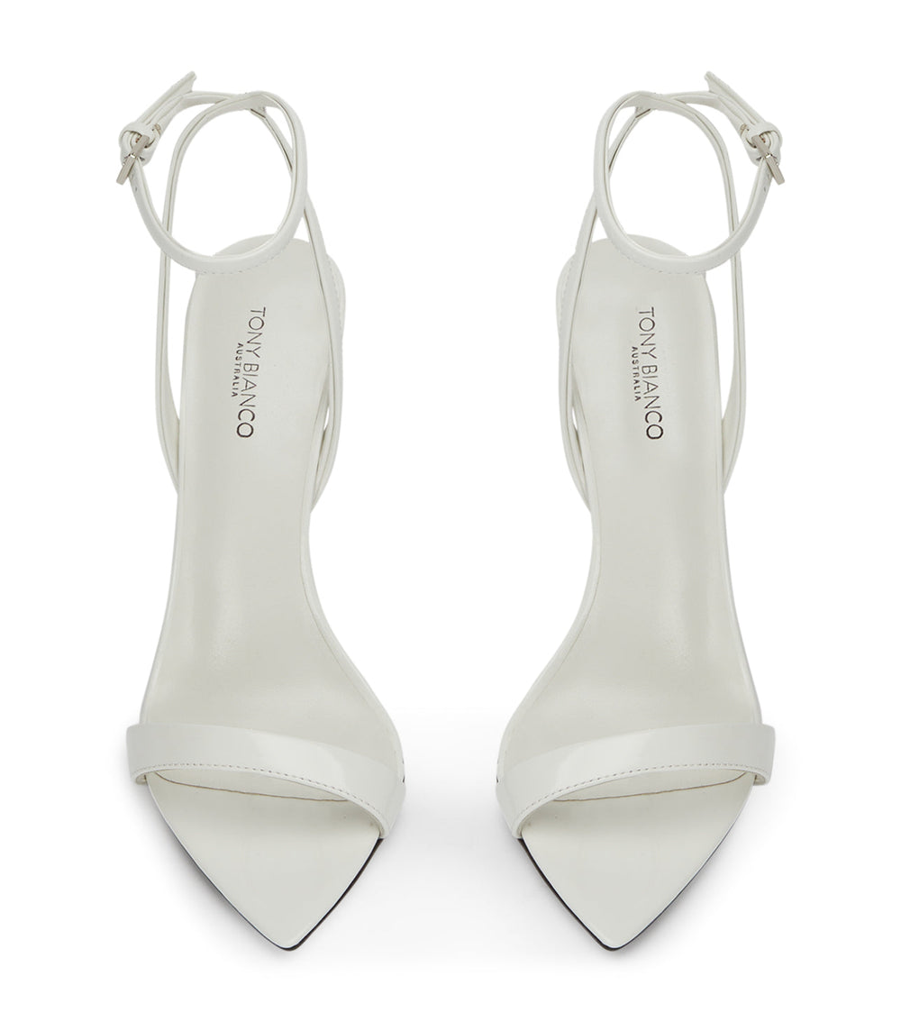 Milos White Hi Shine Heels - Tony Bianco Online