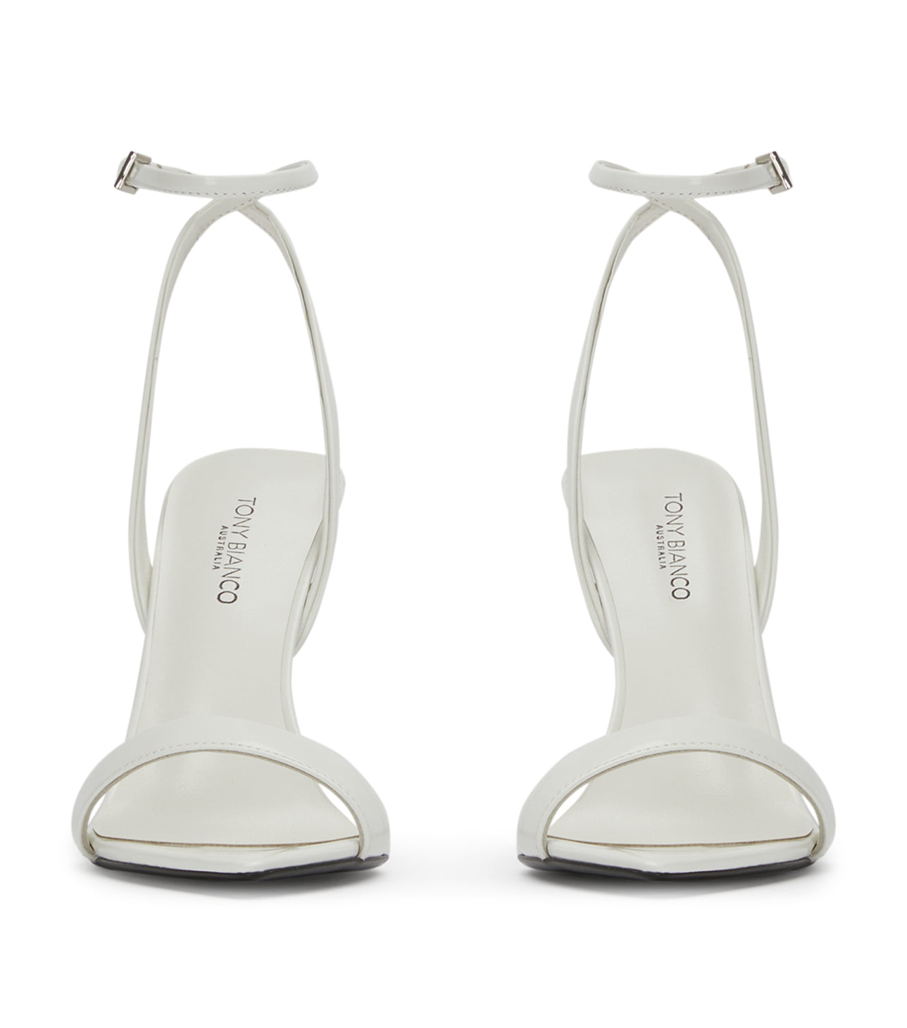 Milos White Hi Shine Heels - Tony Bianco Online