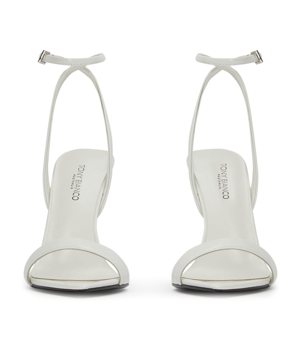 Milos White Hi Shine Heels - Tony Bianco Online