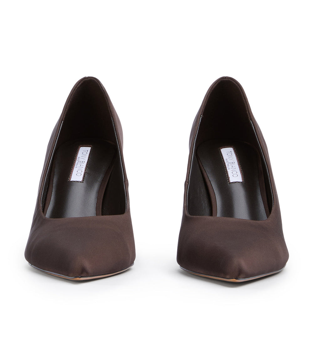 Chloe Choc Satin - Tony Bianco Sale