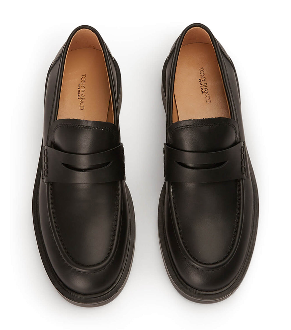 Cherish Black Turin Flats - Tony Bianco Online