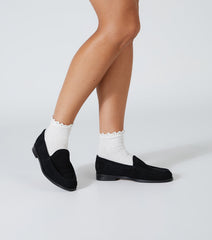 Zoe Black Suede Flats - Tony Bianco For Sale